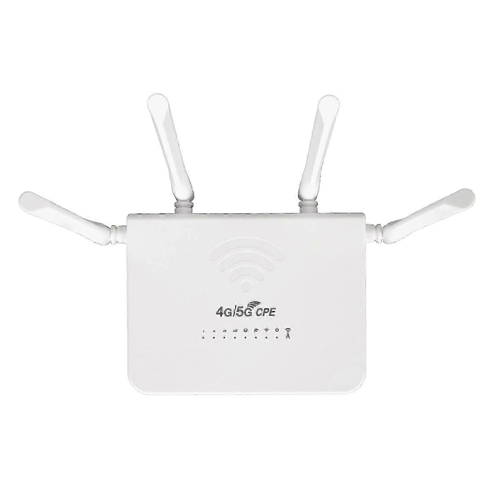 4G WiFi Router with SIM Card Slot 300Mbps Mobile Hotspot for Europe Supports 20 Users Type C