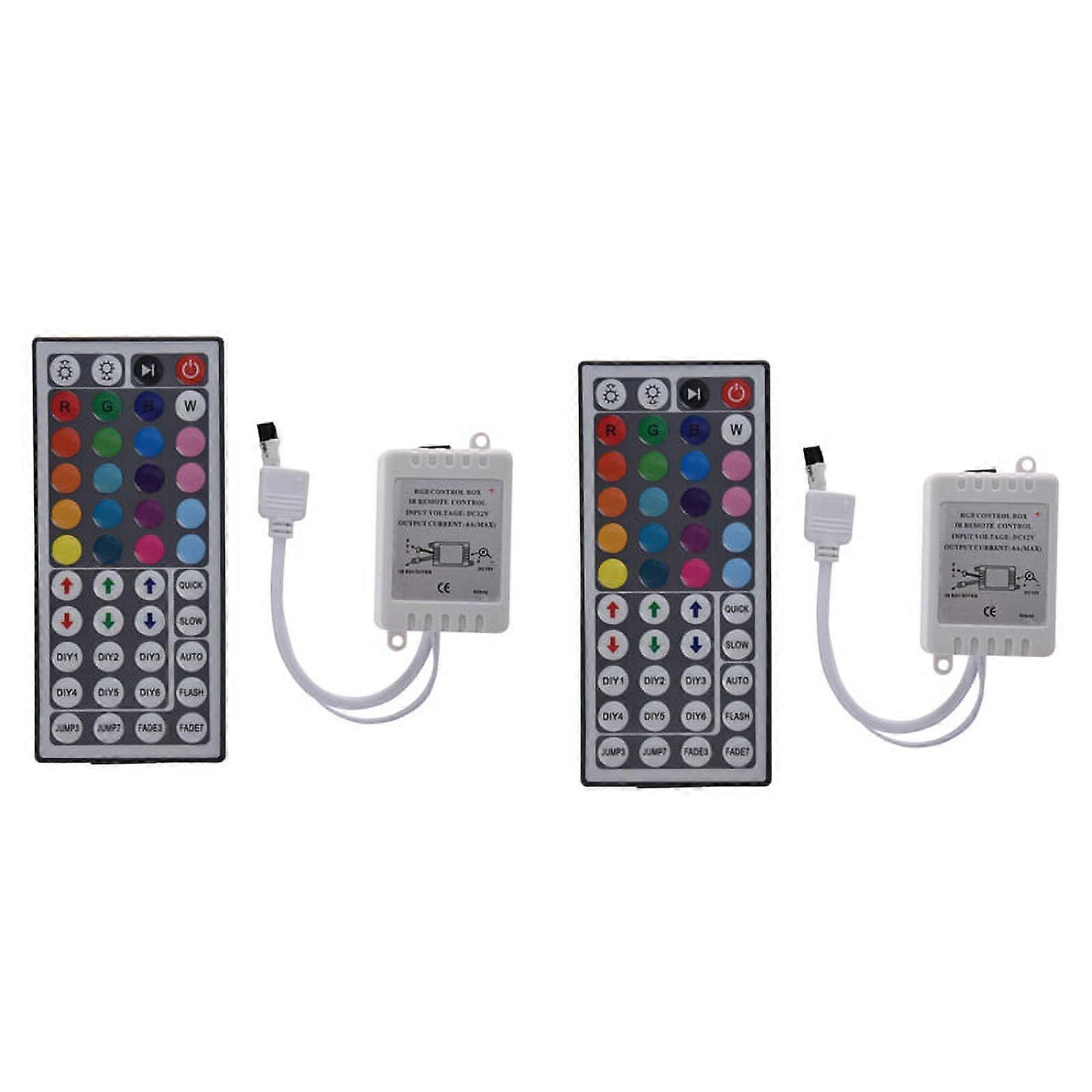 2X 44Key IR Remote Controller for RGB 5050 LED Light Strips