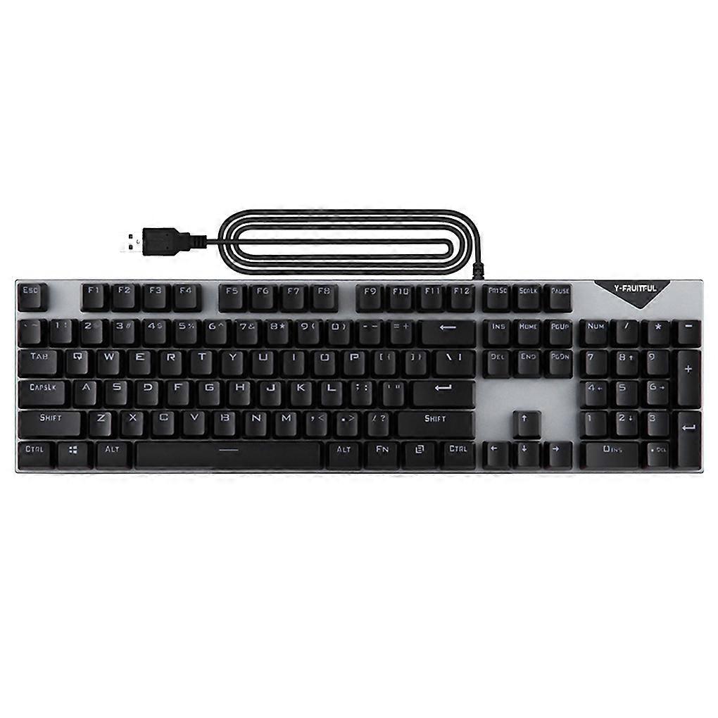 Wired Mechanical Keyboard 104 Keys Backlight Notebook Key Board Accessories