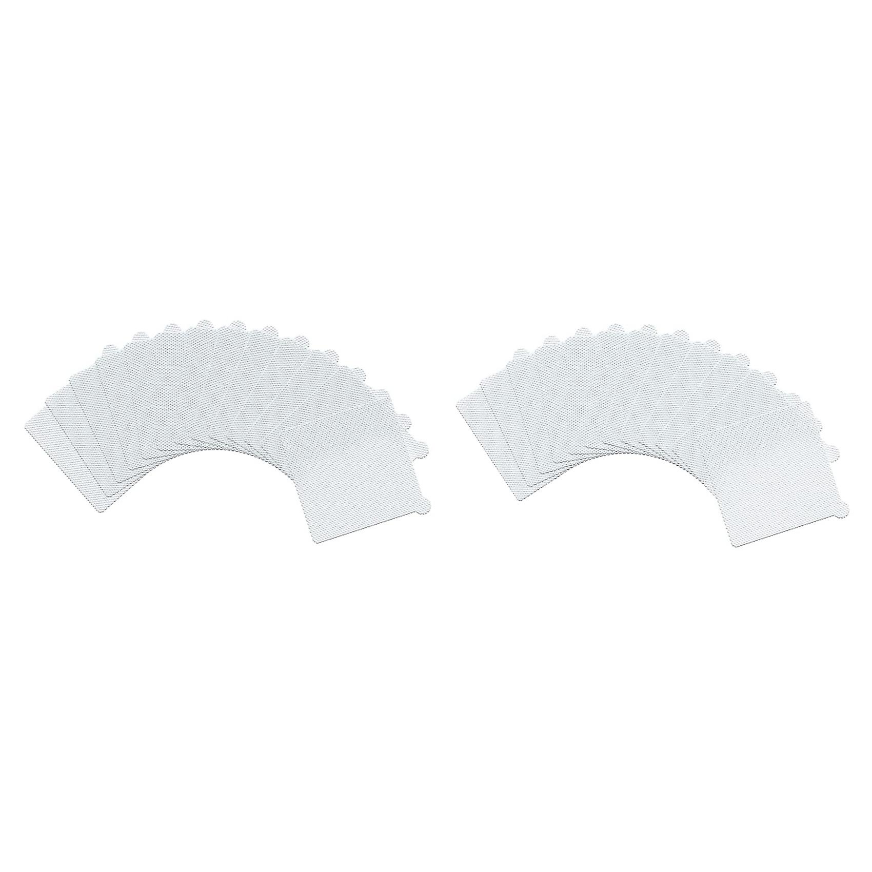 25 PCS Drain Hair Catcher Disposable Shower Drain Hair Catcher Mesh for Bathroom (6Inch Regular Squ