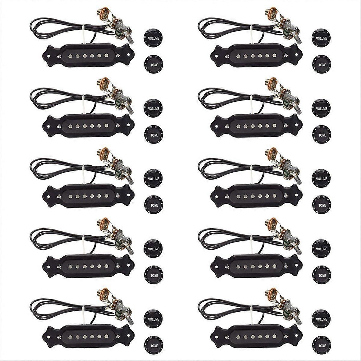 Pre-Wired 6-String Single Coil Pickup Harness with Volume & Tone