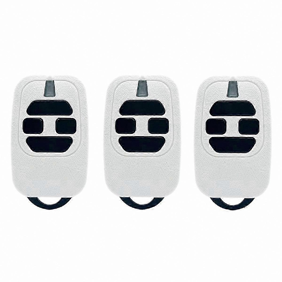 3-Pack Rolling Code Garage Door Remotes, 433.92MHz-Compatible Handheld Transmitters for Universal Use