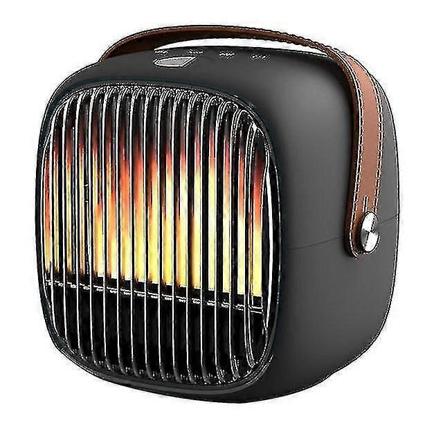 Portable Electric-air Heater Both Cold And Hot Mode Led Display Contact Control Electric Space Heater Warmer(eu Plug)