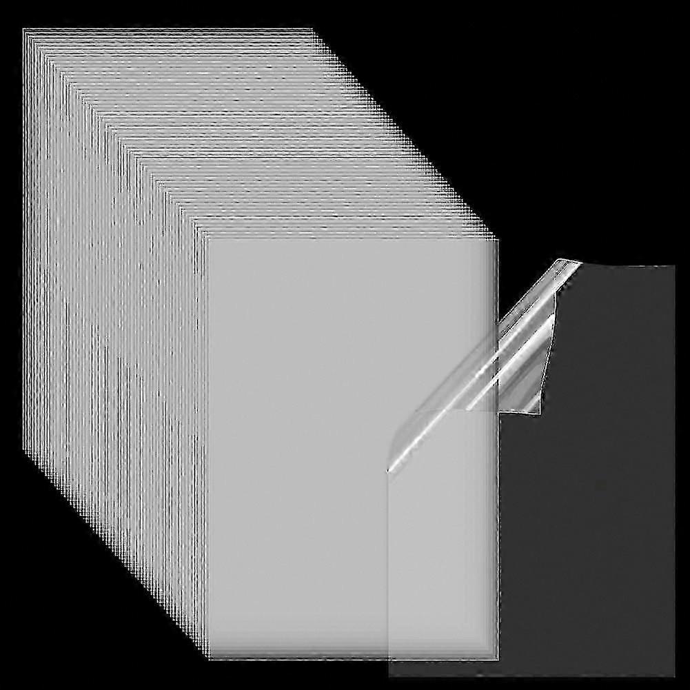 2025 60 Sheets A4 PET Inkjet Transparency Film Clear Plastic Paper for Overhead Projectors and Printers