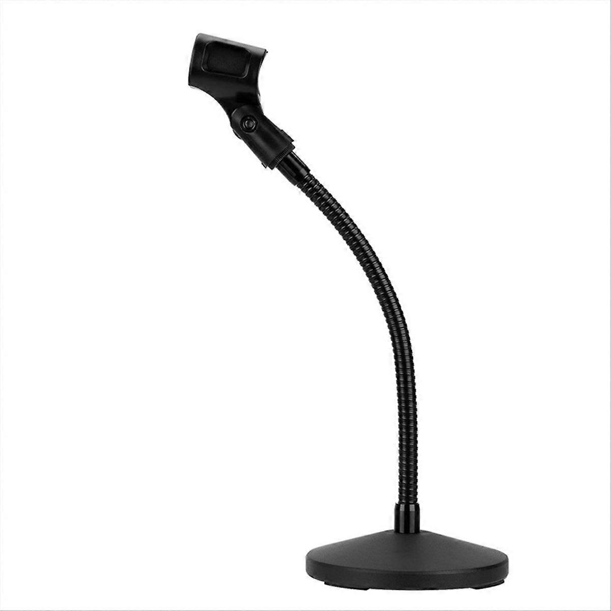 Gooseneck Telescoping Tabletop Mic Stand with Flexible Arm for Sm57and More