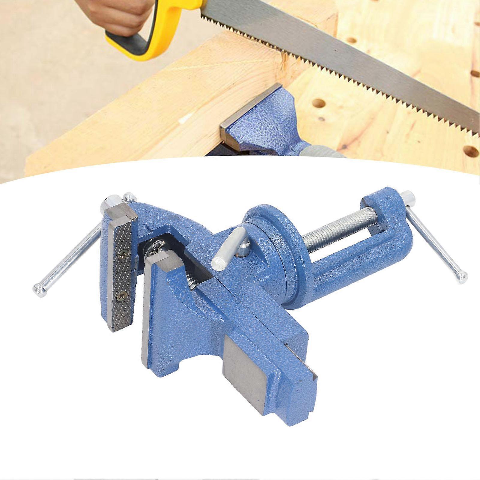 Bench Vise Heavy Duty 80mm Jaw High Hardness 360 Degree Rotation Universal Table Vise Clamp 