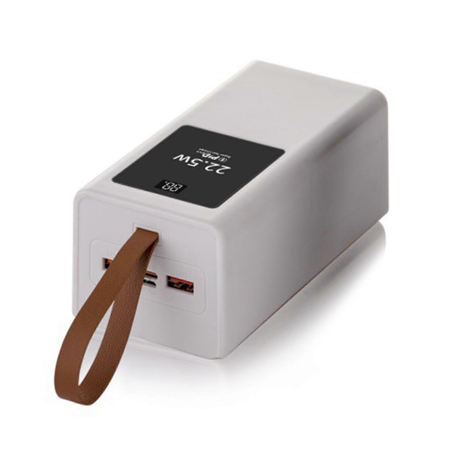 Fast Speed 22.5W Detachable Charging Module Replaceable 1260110 Polymers Cell Multiple Interfaces Compatibility Secure  White