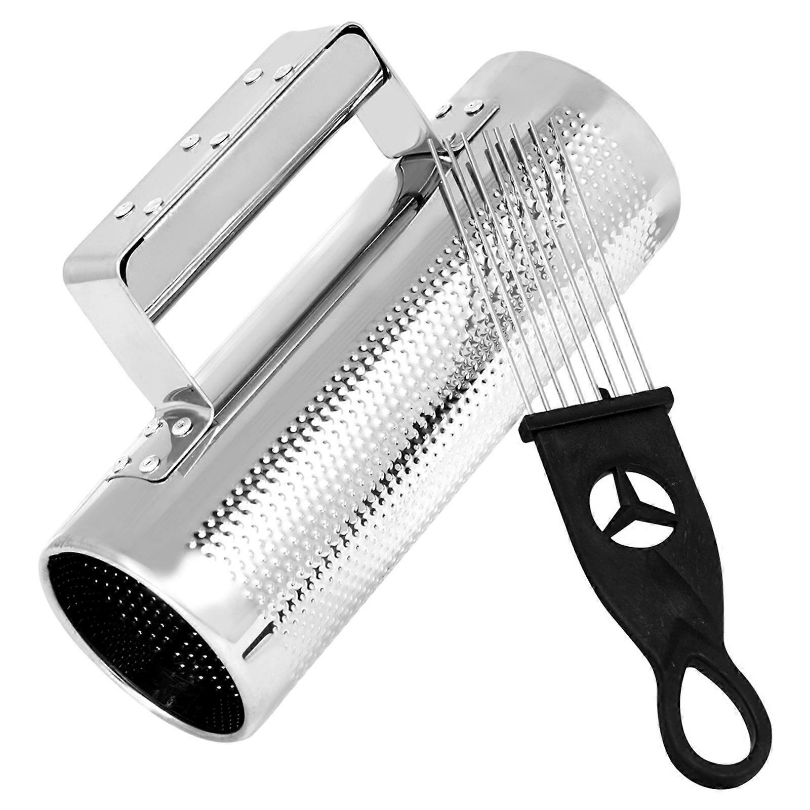 Guiro Shaker Percussion Instrument Professional Metal Guiro Instrument with Scraper Musical Training Tool Enduring Multicolor