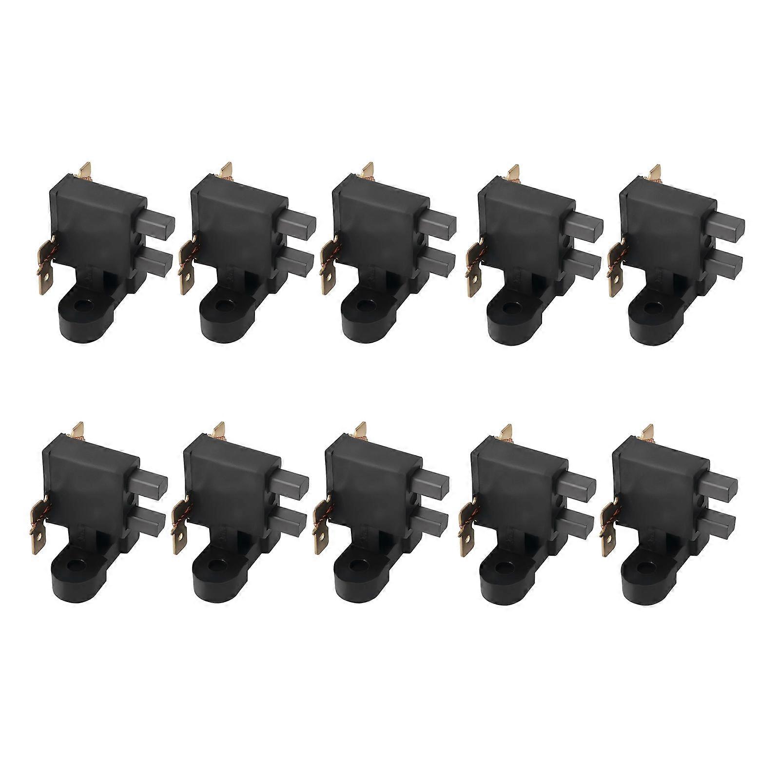 Universal Generator Carbon Brush Holder Rugged Plastic Material Improved Current Stability Effortlessly Assembly Multicolor