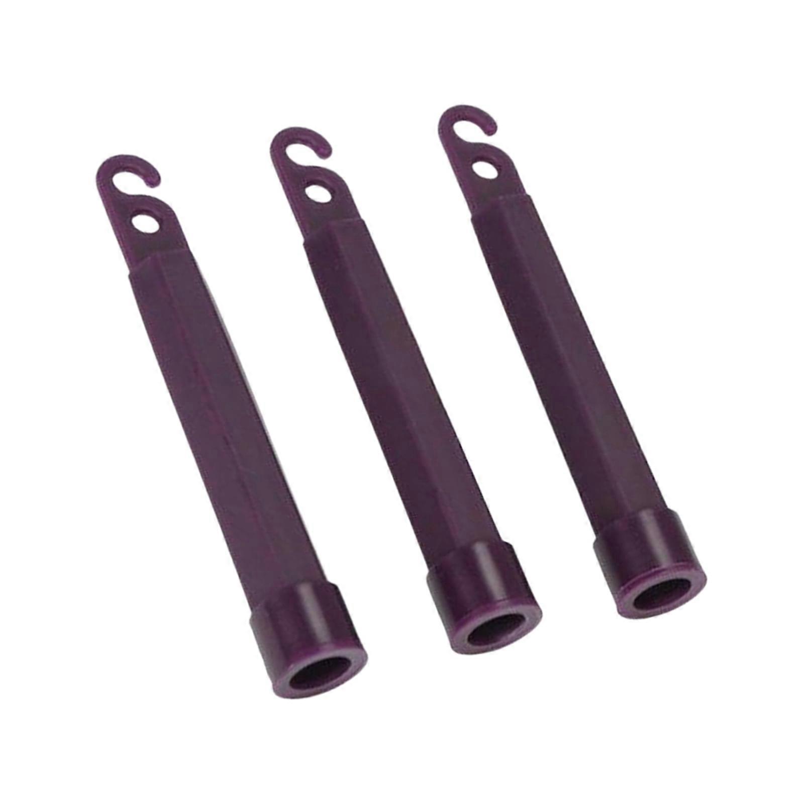 3Pcs Professional Plastic Model Glow Stick None Function Model Fluorescent Stick Cosplay Decorating Tool for Men Multicolor