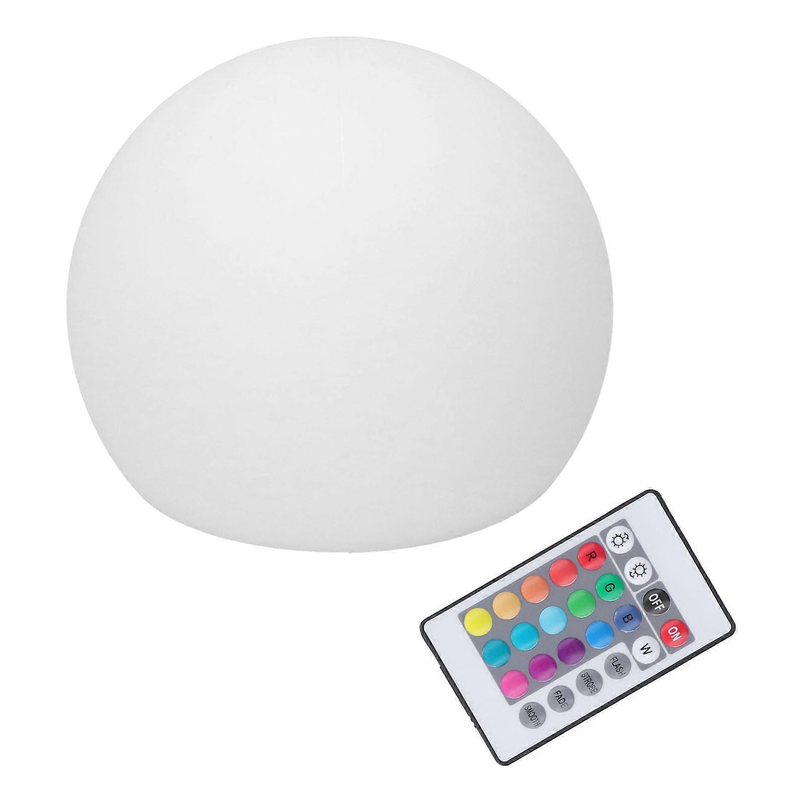 LED Ball Light RGBW Globe Lamp Night Light with 16 Color Dimmable 4 Modes 24 Key Remote Control 12x12cm