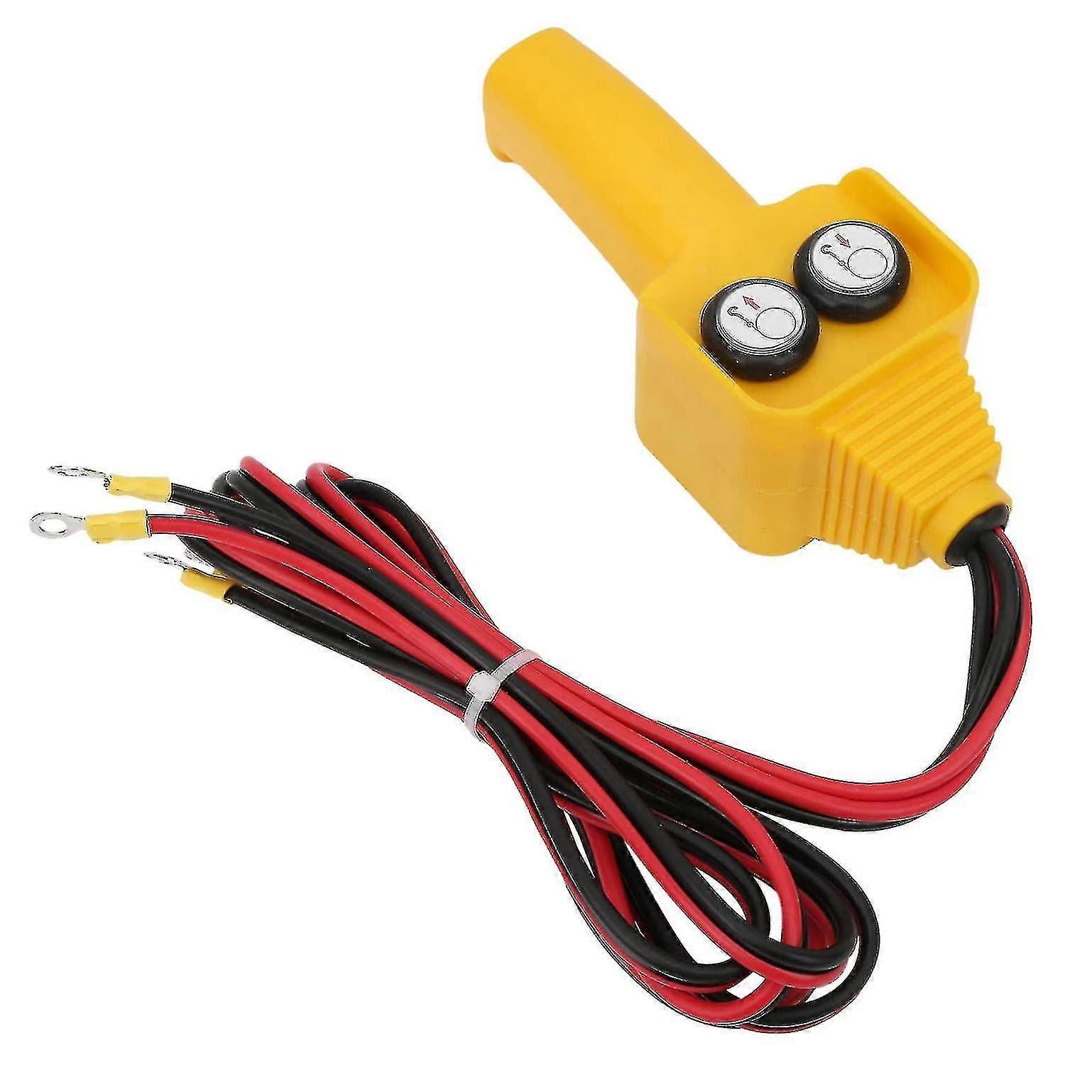 Car Winch Wired Remote Switch Kit with Control Button and Handle