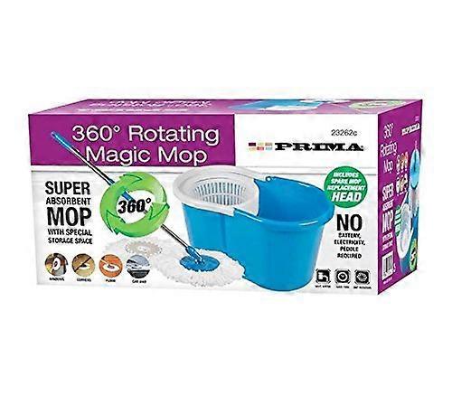 360 Degrees Rotating Magic Mop With Spare One Size