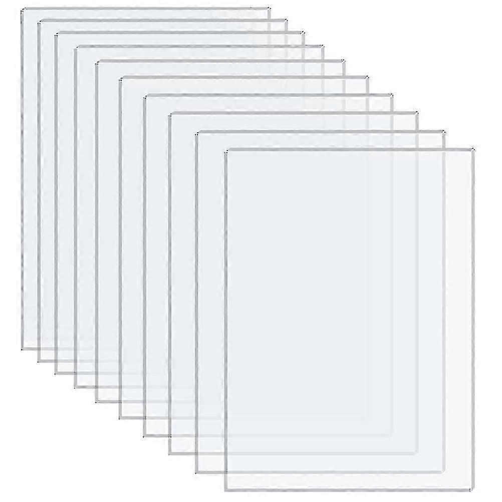 10pcs Clear Diy Acrylic Sheets Picture Frame Acrylic Panel Crafting Projects Acrylic Sheet hwySH