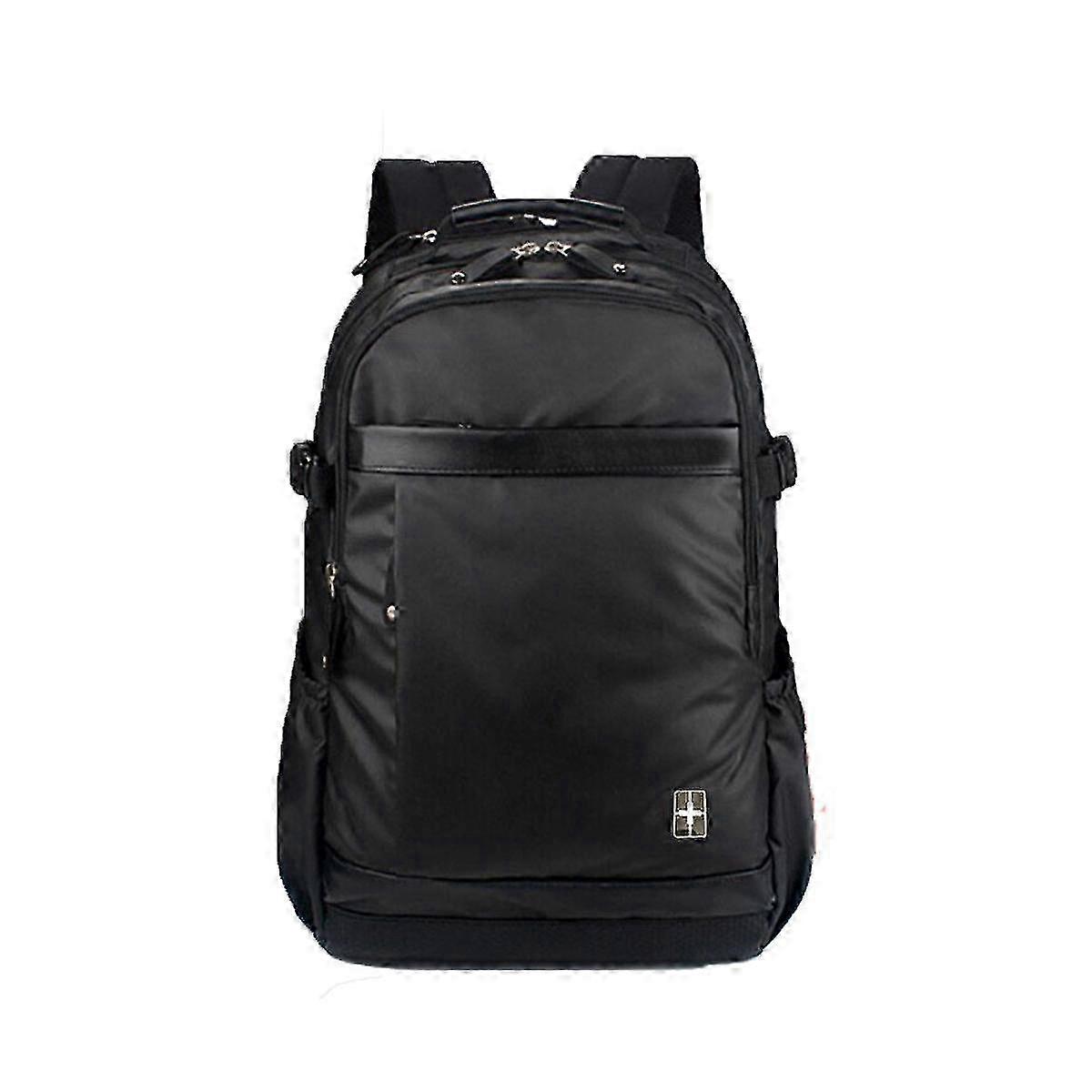 メンズ15.6インチラップトップバックパックブラックスクールバッグ旅行作業用大型ビジネスバックパックアウトドア-mxbc