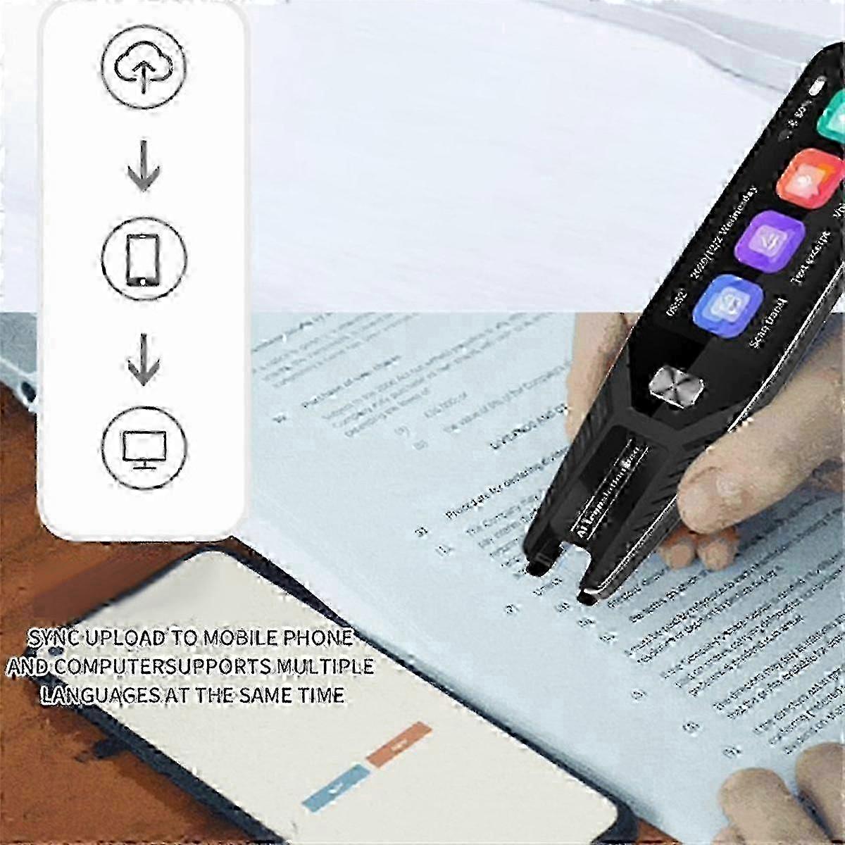 Scan Reader Pen Instant Voice Translator Dictionary Pen Portable Realtime Language Recording Intell