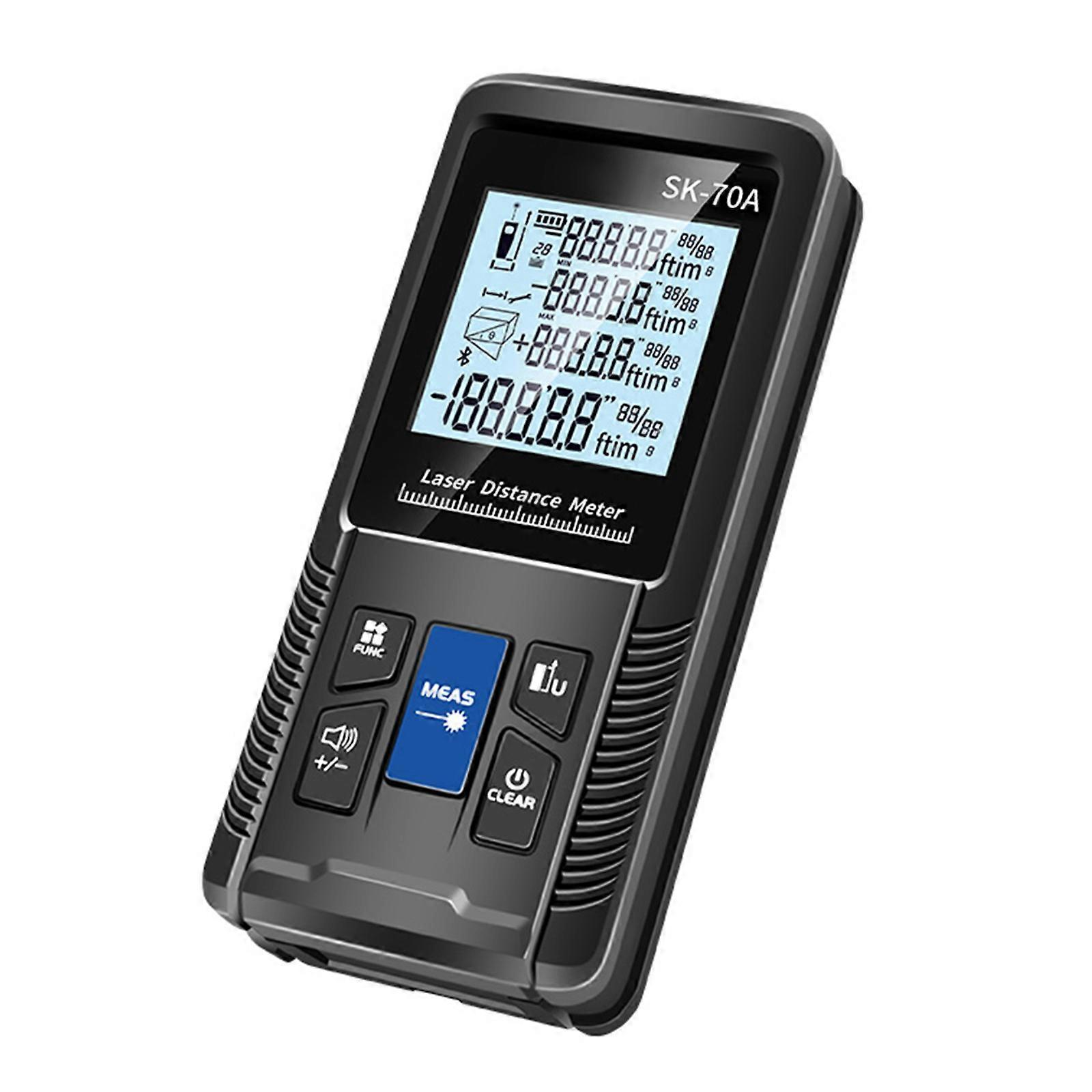 Intelligent Lasers Distance Display Meter Portable Hand Held Digital Measure Tool Roulette Rangefinder Shockproof Device Multicolor