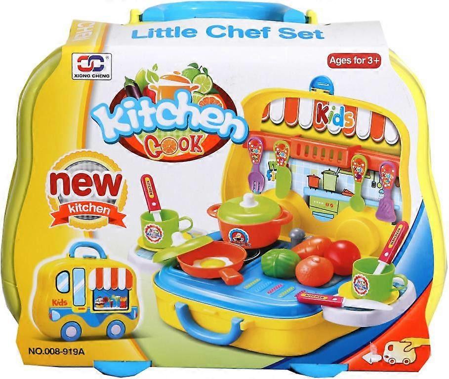 Kitchen Set In Wheel Carry Case