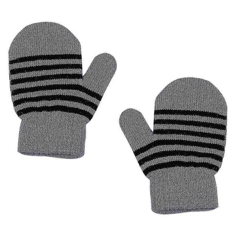 Flickor Pojkar Stickade vantar Vinter barnhandskar Barnhandskar Barnhandskar Barn Varm