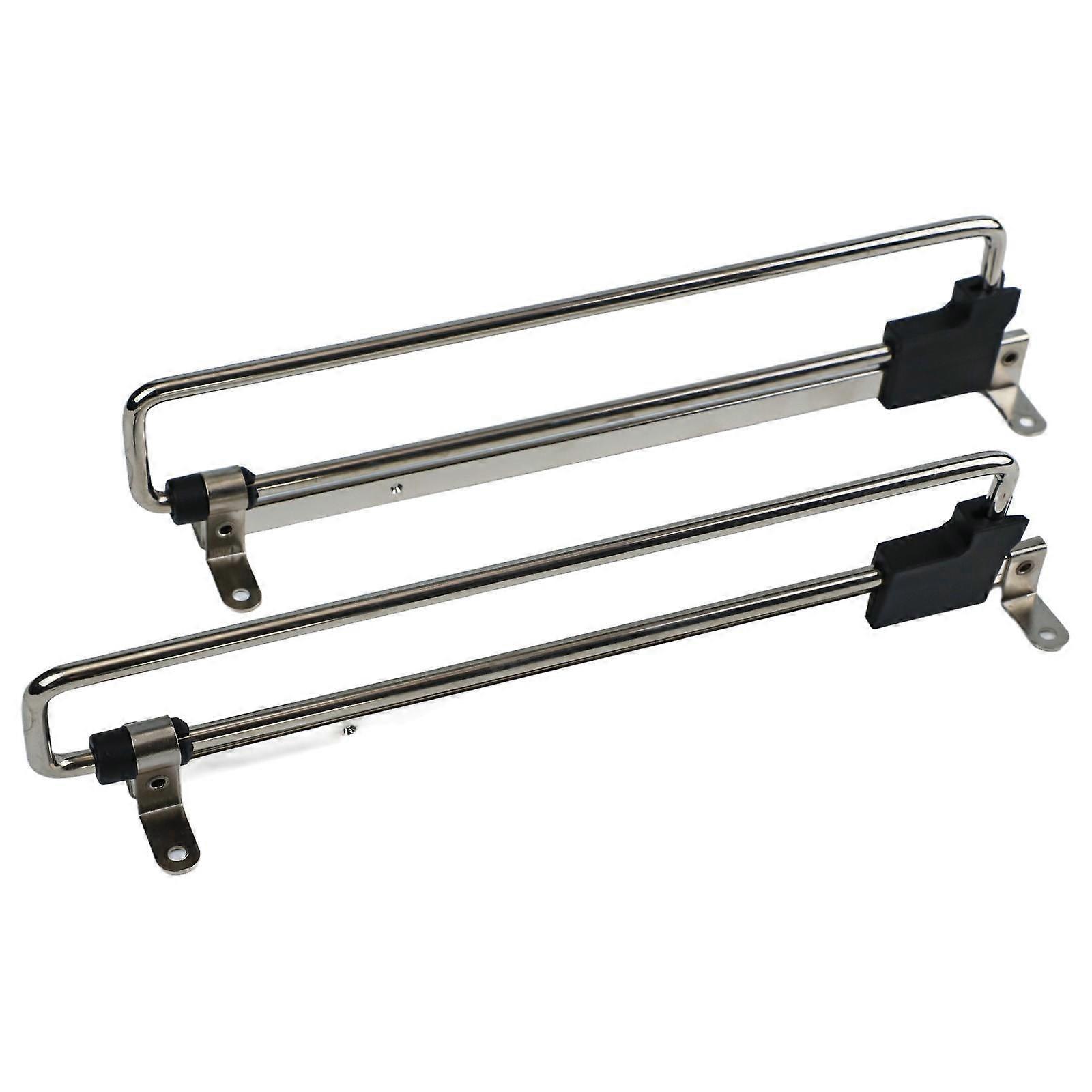 Telescopic Hanger Rods for Closet 2 Pcs Adjustable Design for Efficient Use
