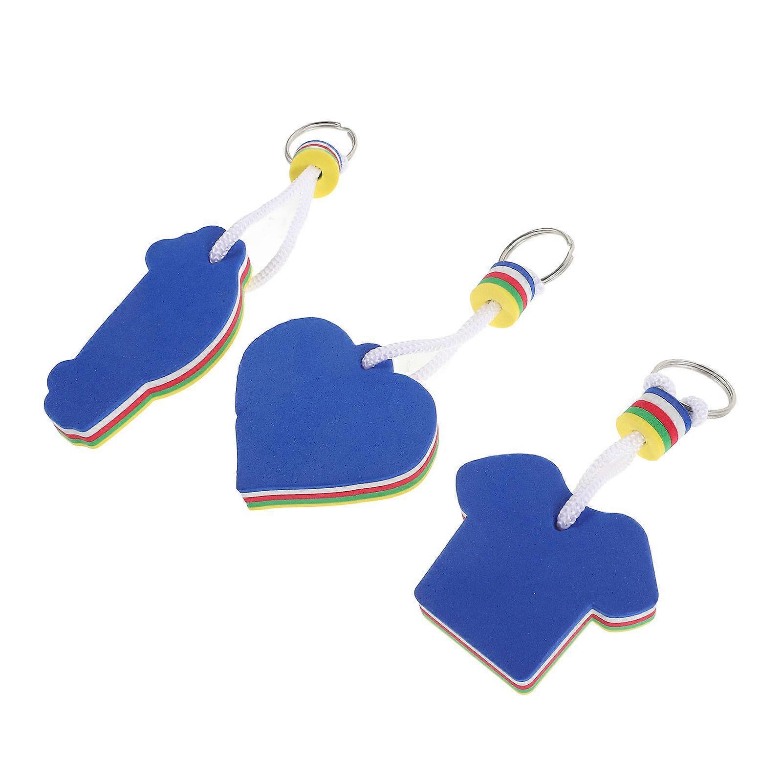Boat Key Floating Keychain Float Keychain for 3Pcs Essential Surfing Supplies
