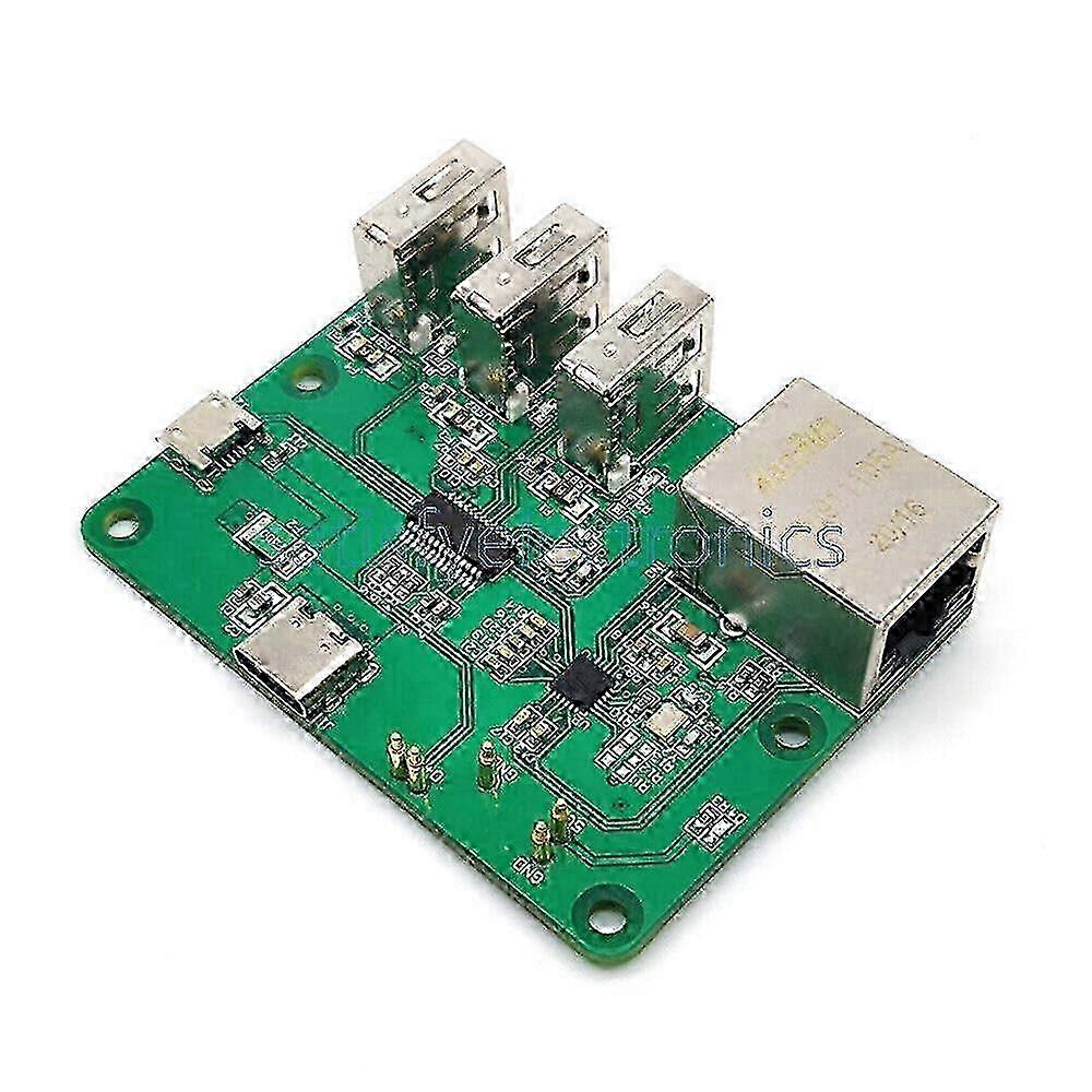 Network HUB Expansion Board USB to Ethernet HUB for Raspberry Pi Zero