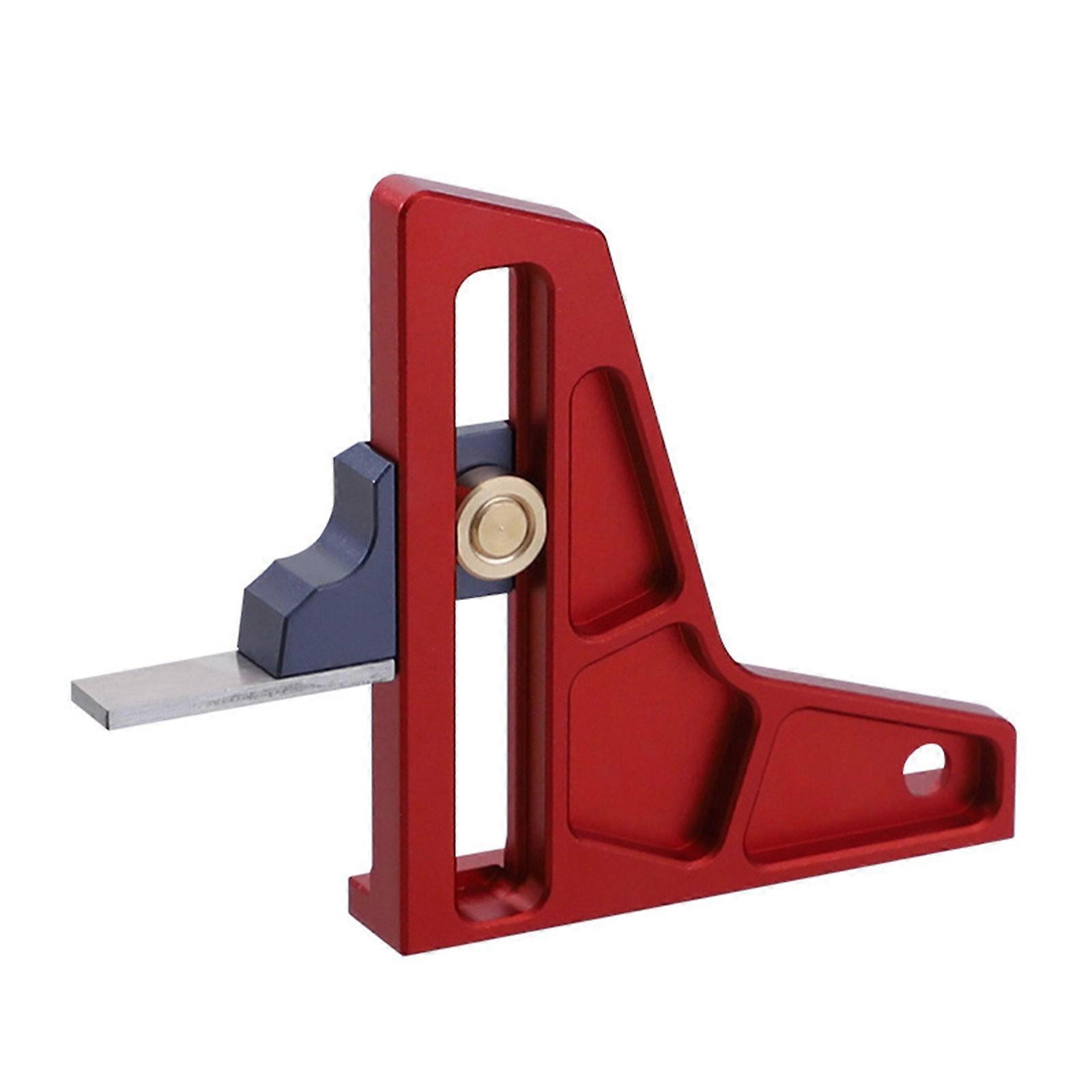 Aluminum metal Depth Height Gauge with Magnetic Attachment Versatile Height Depth Gauge Portable for Home Woodworking Multicolor