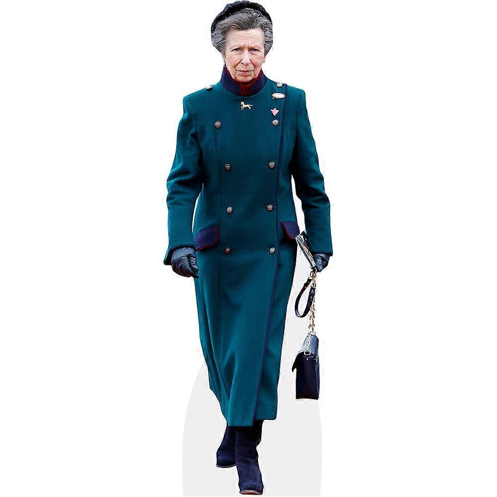Princess Anne (Coat) Cardboard Cutout (lifesize OR mini size). Standee. Stand Up.