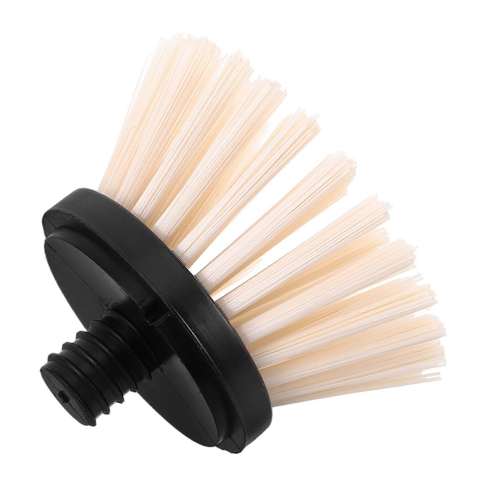 Kitchen Bowl Cleaning Brush Head Replacement for Efficient Stain Removal Beige