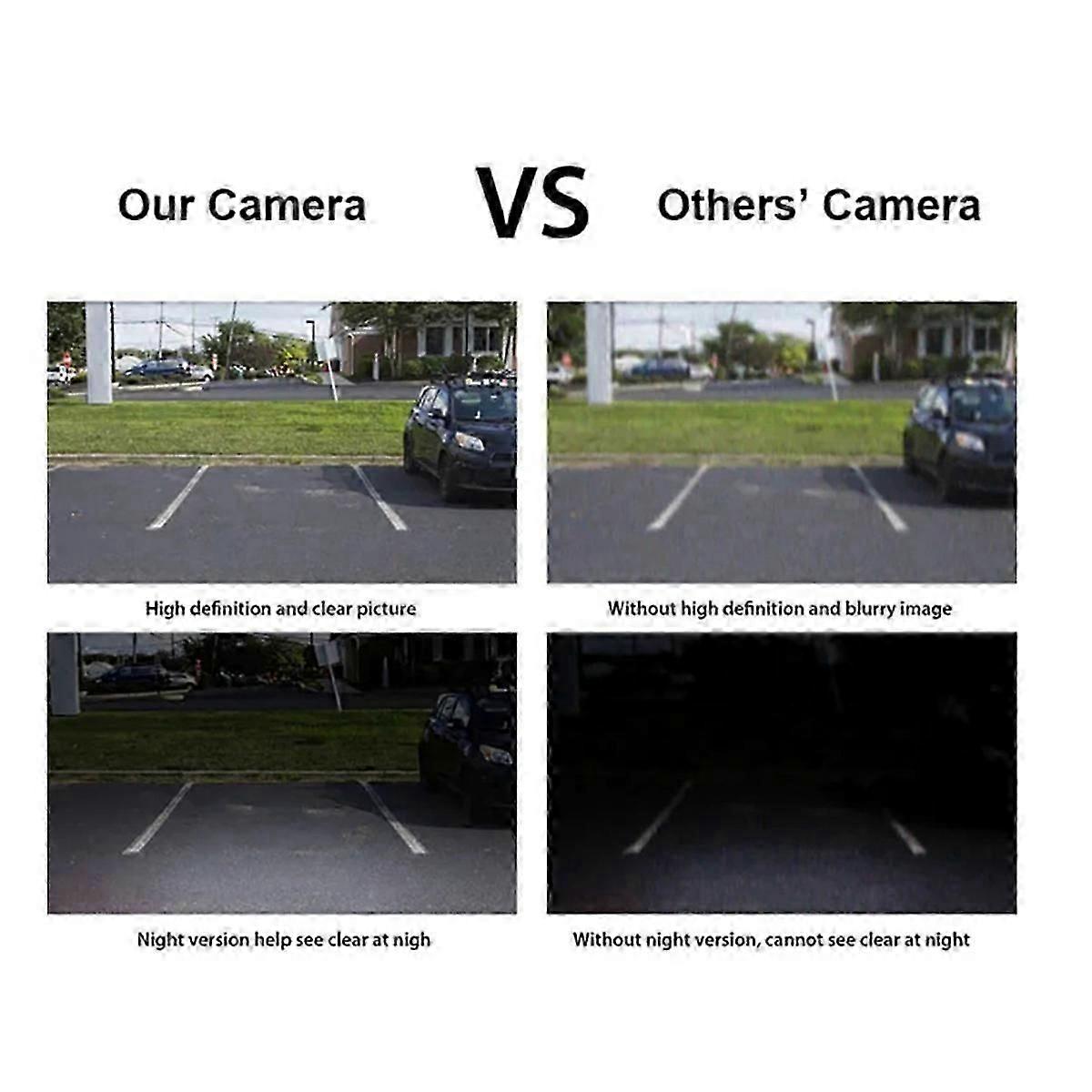 Exquisite 1280x720P AHD 170deg CCD Car Grille Front View Camera for