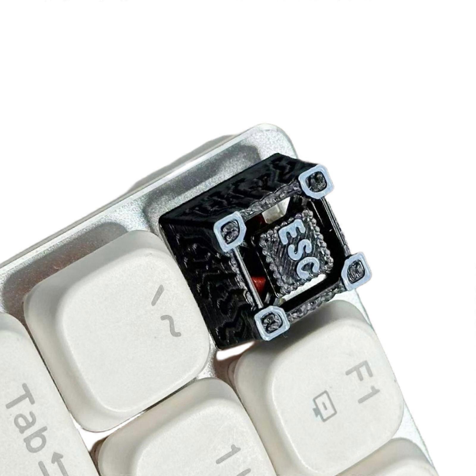 Funny ESC Keycap For Mechanical Keyboard OEM Profile Interesting Keycaps Shine-through Base Keycap Multicolor