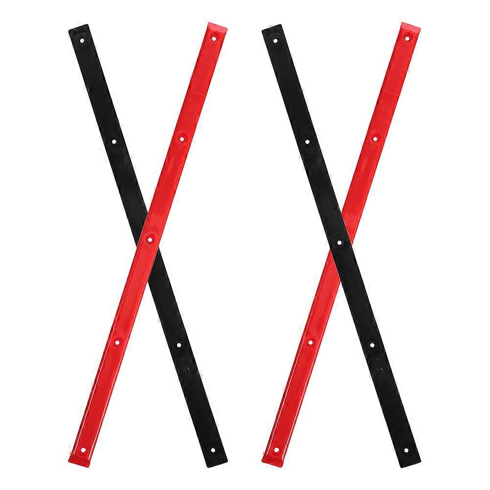 Sturdy Plastic Skateboard Rib Bone Strip for Replacement 4Pcs Durable
