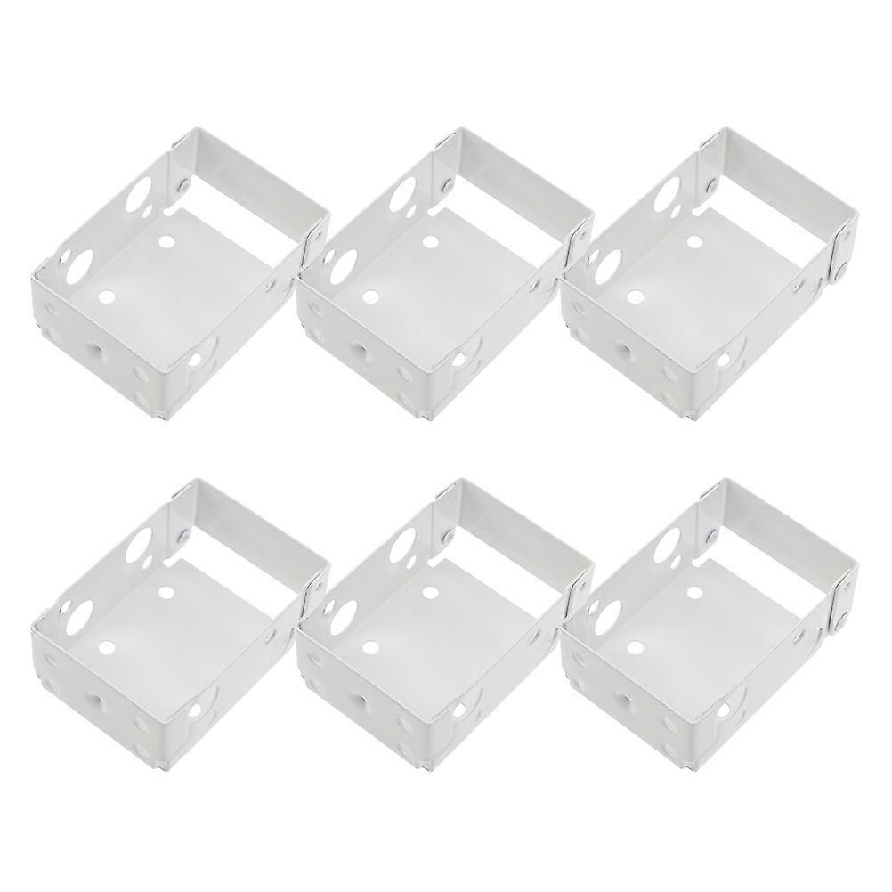 Blind Brackets Metal Roller Blind Holders for Window Installation 6Pcs