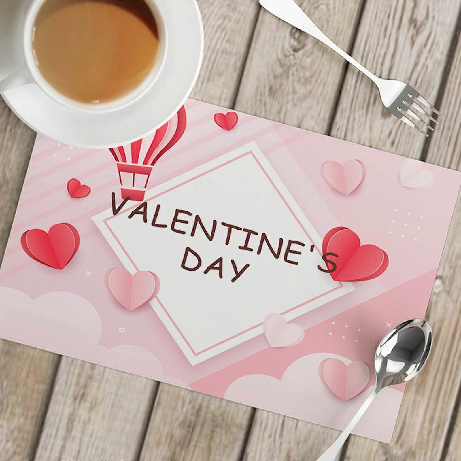 Valentines Day Home Linen Placemat Insulated Placemat Table Mat