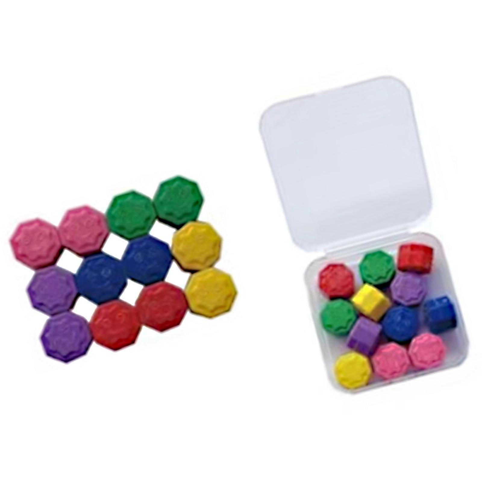Traditional Korean Gonggi Stone Toy For Social Enthusiasts with 12 Colorful Stones And Box For Various Party Gathering Multicolor