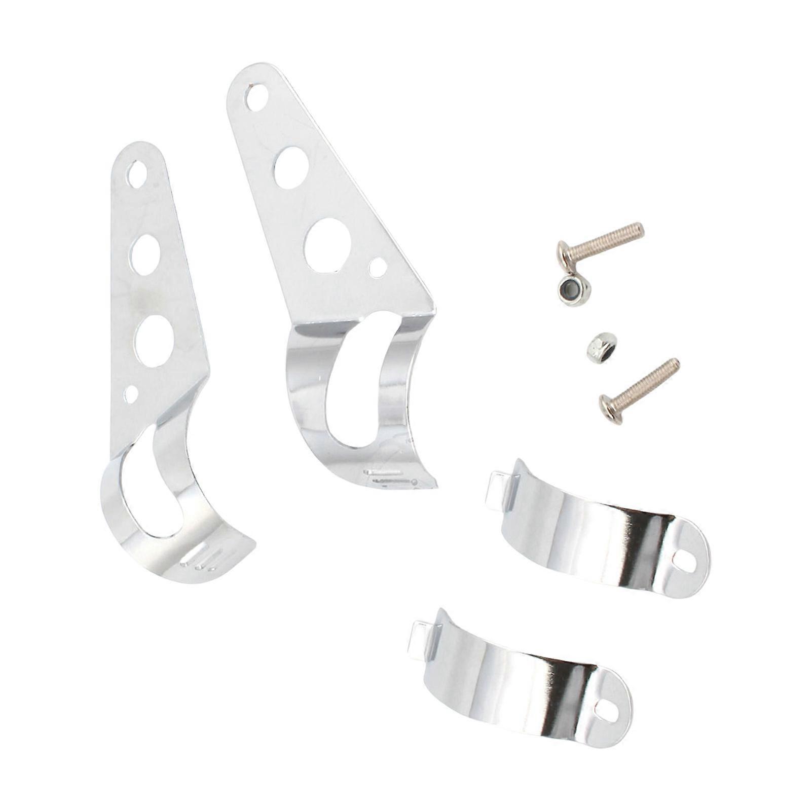 Headlight Lamp Ear Bracket Universal Motorcycle Headlight Mount Bracket Holder Motorbike Modified Accessories Adjustable  plating