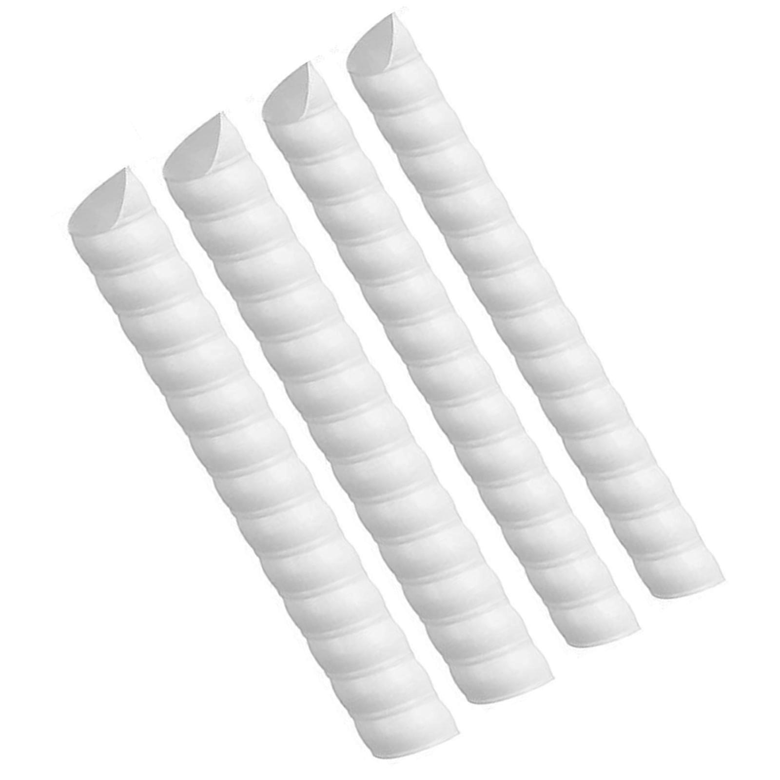 4Pcs Tree Trunk Protectors Spirals Wraps Tree Trunk Support Wraps Efficient Spirals Protective Tube for Bark  White