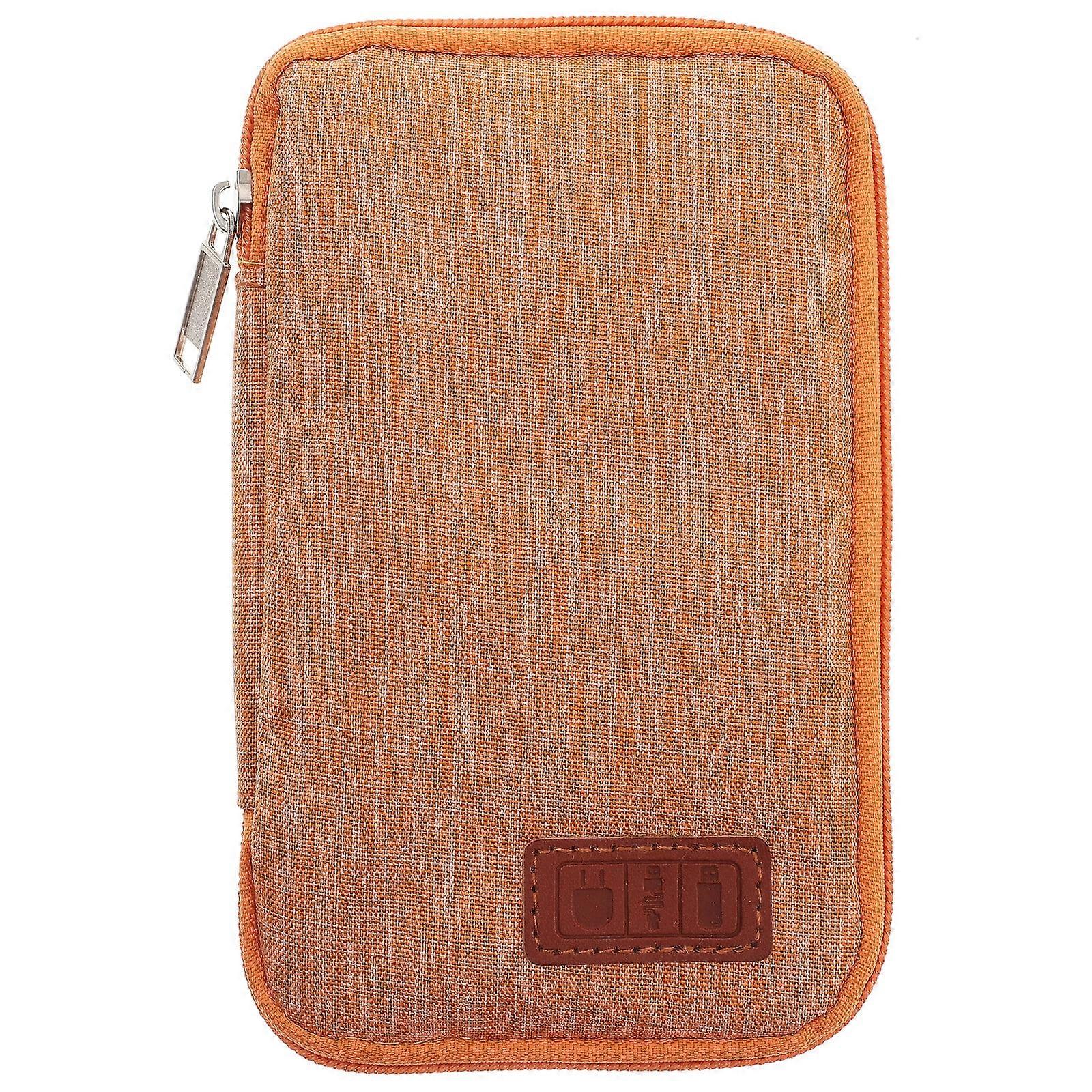 Multifunction Digital Accessories Storage Bag Electronics Pouch Organizer for Phone USB Cable Earphone (Grey)