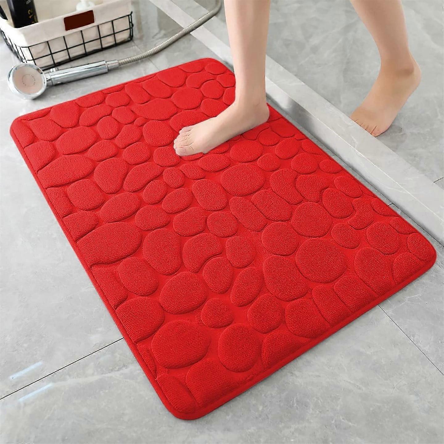 Clearance! Aoksee Memory Foam Bath Mat, Soft & Comfortable, Super Water Absorption, Non-Slip, Thick, Machine Washable, Easier to Dry
