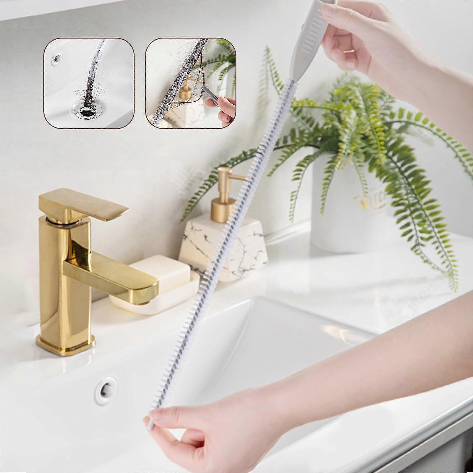 Kcavykas 2-in-1 Sewer Unclogging Strips & Tool, Compatible with Drains, Sinks, Kitchens, Bathtubs, Toilets – 10-Day Cleaning Solution