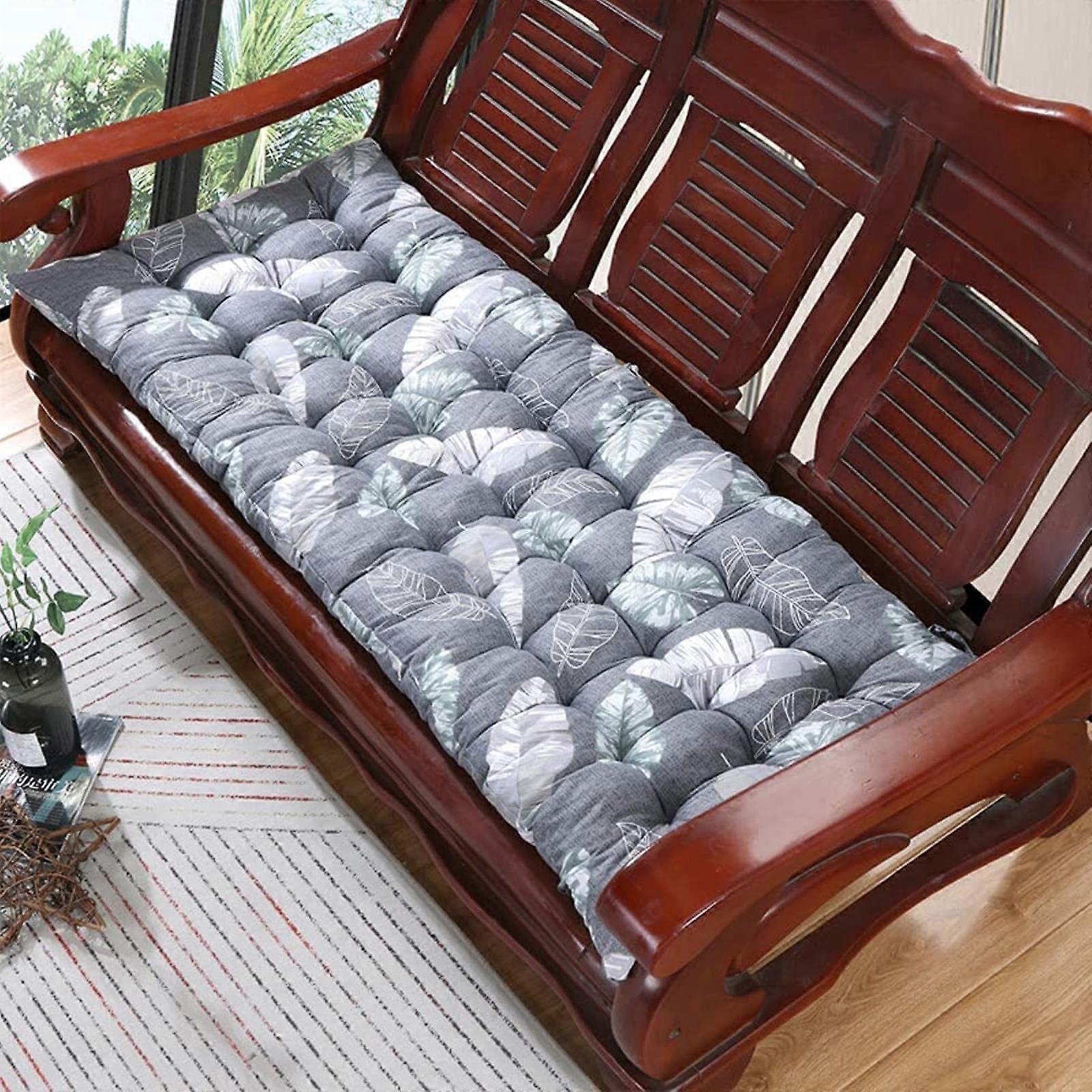 Soft Cushioned Patio Furniture Replacement Pad For 23 Seater Swing Lounger Rectangular E 160x55 Cm Thick Foam Washable