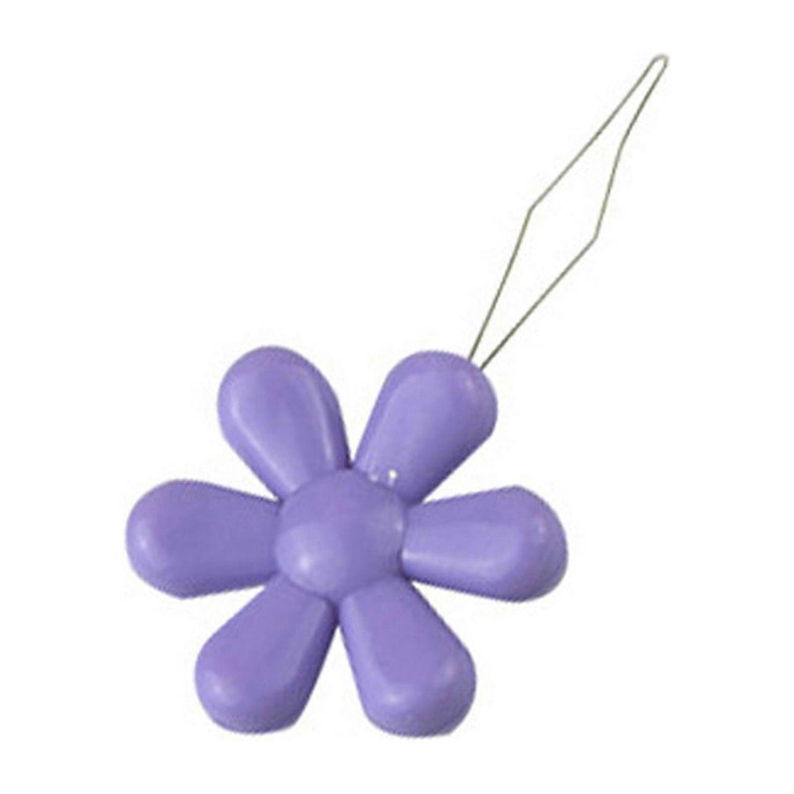 WRXMIJNHGSA Plastic Color Flower Threader Threader Needle Threader Sewing Box Accessories