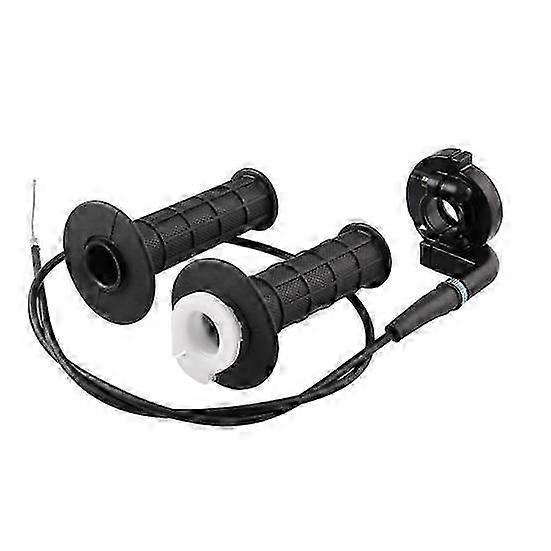 30mm Handlebar Throttle Grip Compatible for ATV Replacement with Twist Cable Professional Pair