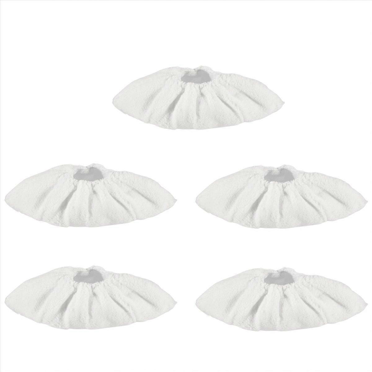 5 Pcs Microfiber Cover Set for Hand Nozzle Steam Cleaner