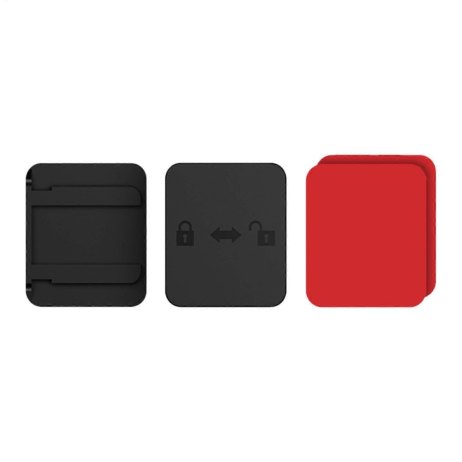 Toll Pass Holder with Strong Adhesive Backing, Detachable Sliding Rail Windshield Tag Mount Black