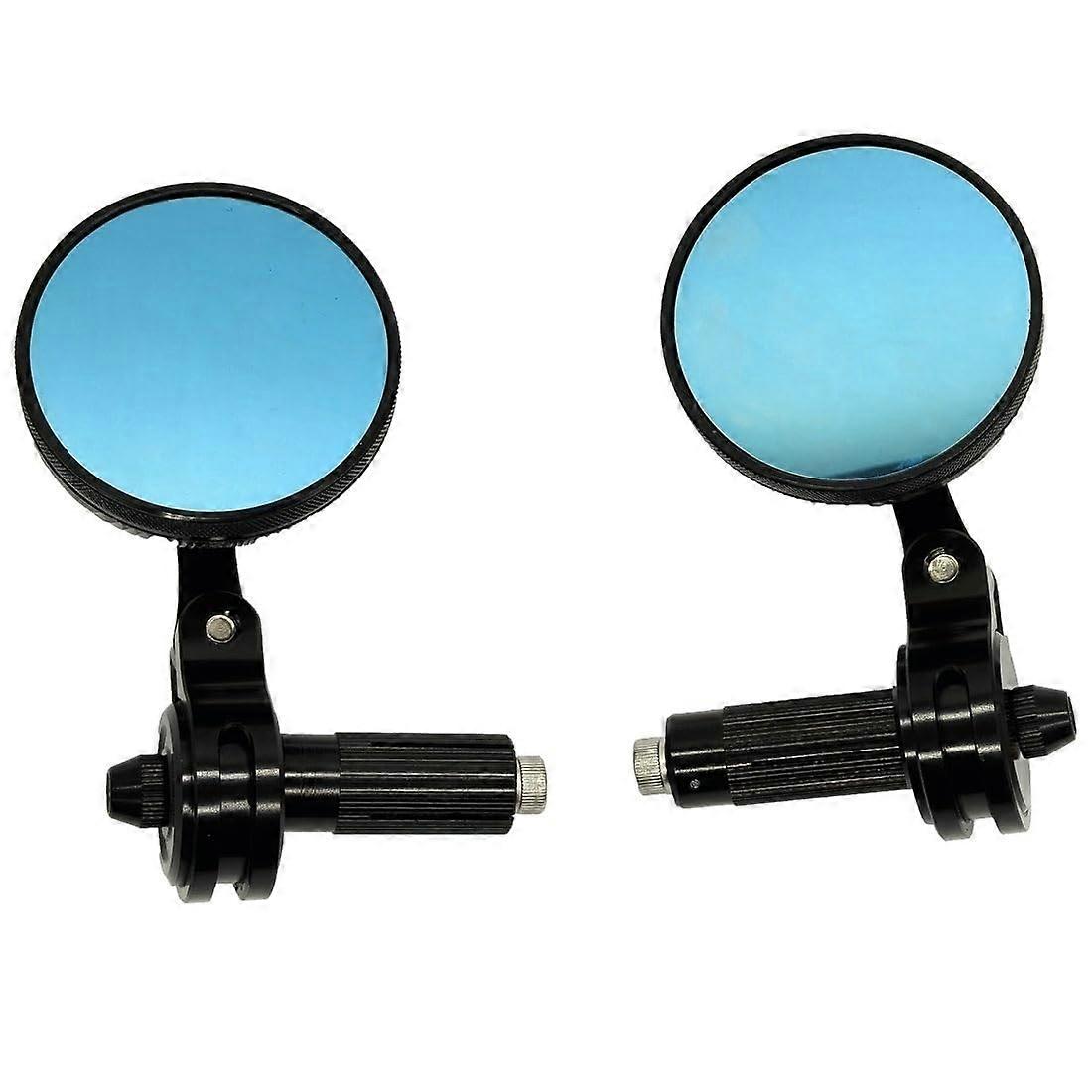 7/8 Inch CNC Aluminum Alloy Motorcycle Handlebar Rear View Mirrors WideAngle Universal Fit