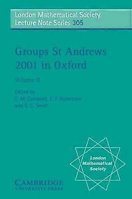 Groups St Andrews 2001 in Oxford: Volume 2