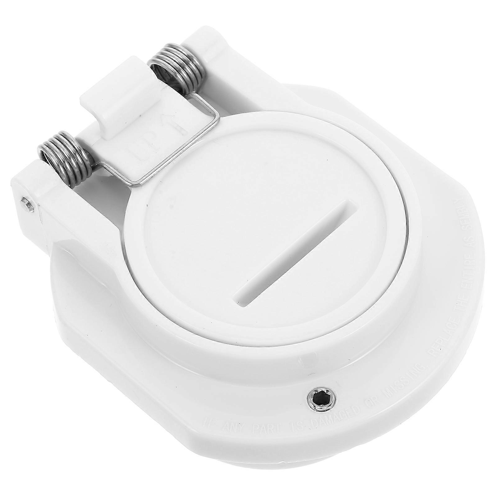 Vacuum Safety Lock for Pool Cleaner Replacement Rotation Pool Vacuum Lock White