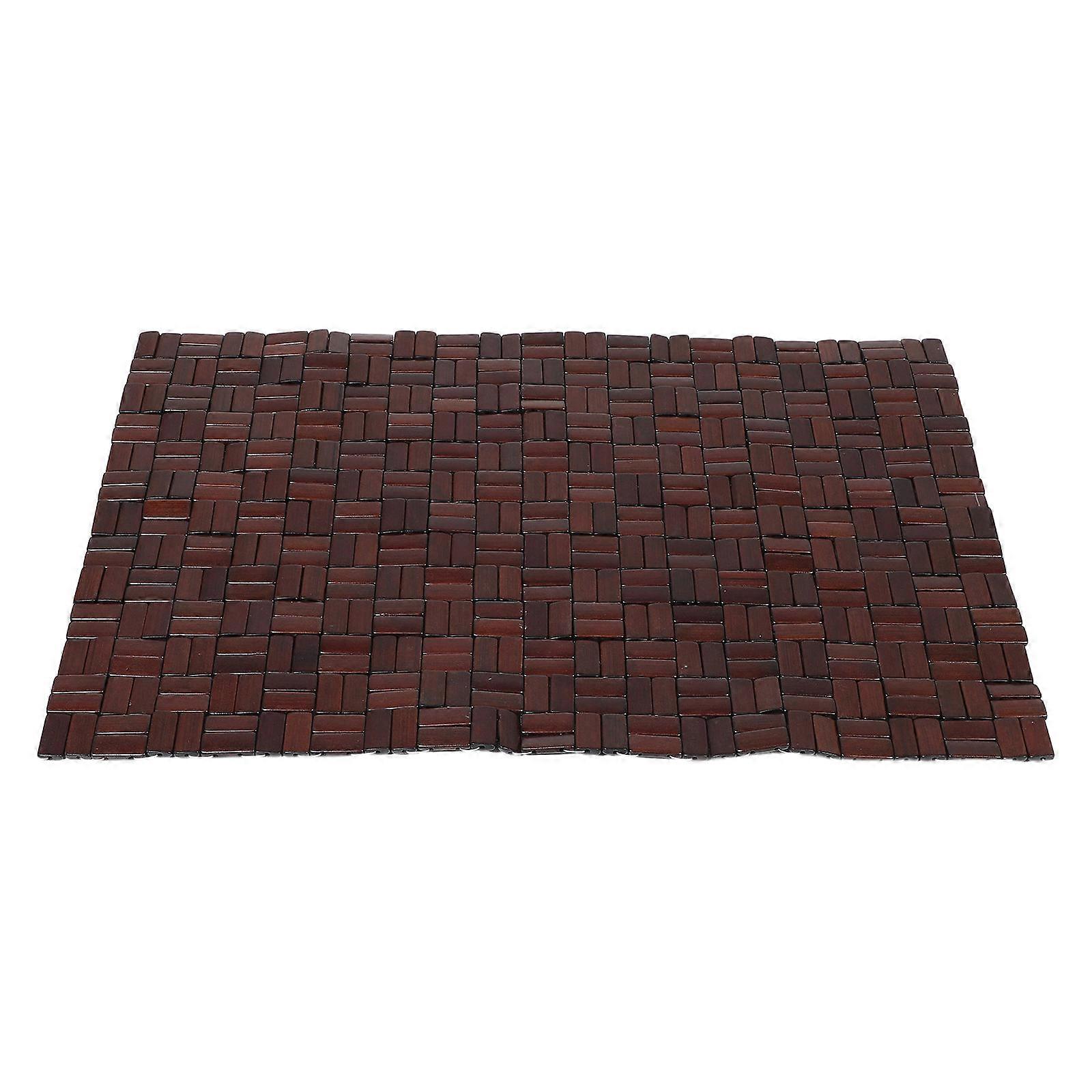 Bathroom Bamboo Mat Non Slip for Sauna Bath Foldable Floor Accessory