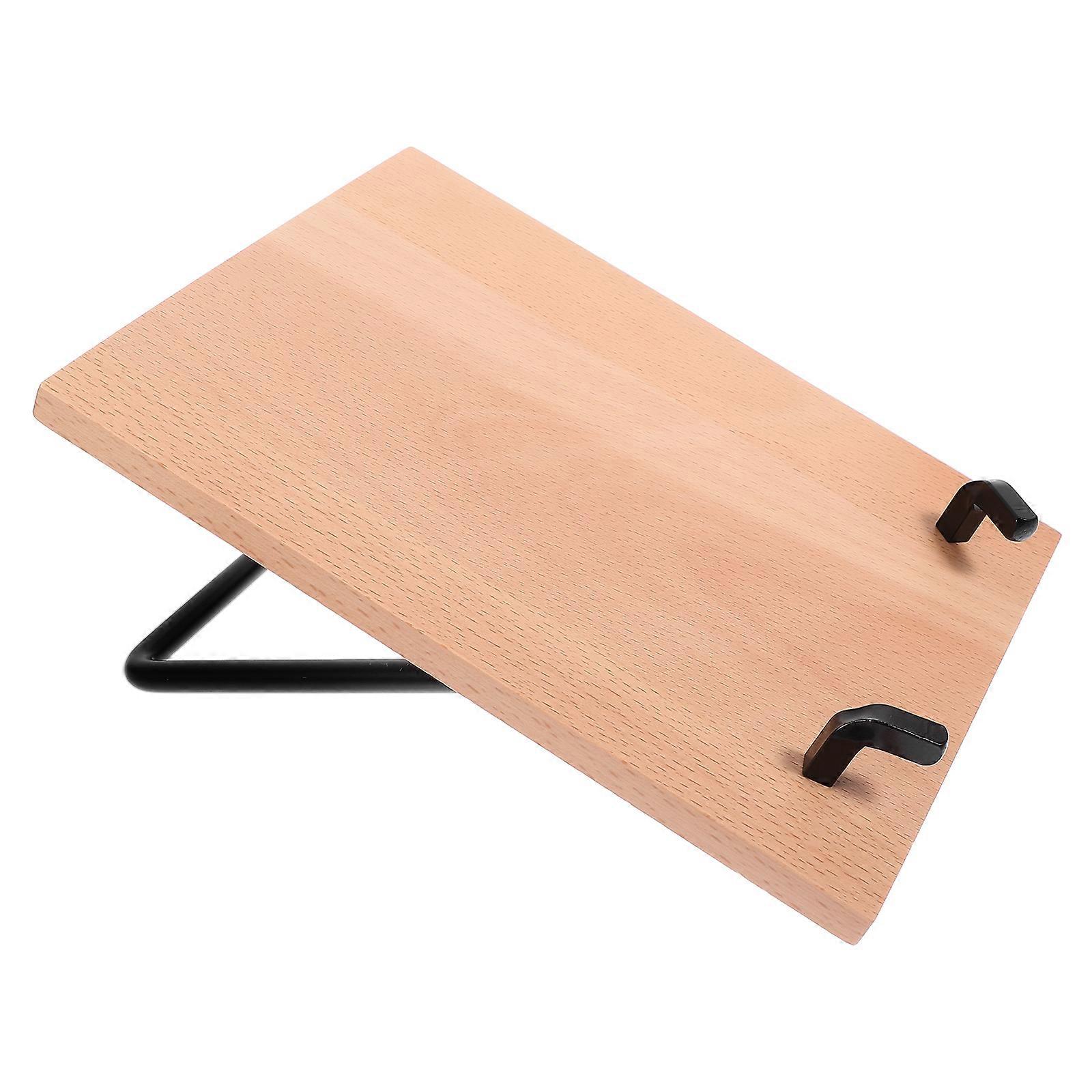 Cow Horn Style Desk Calendar Holder for Tabletop Use Stable Support